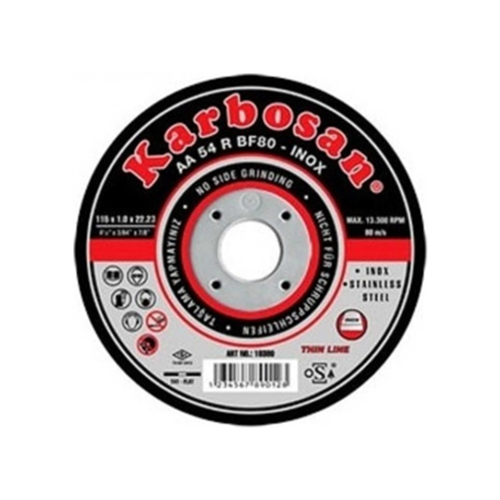 KARBOSAN 180 X 1.9 İNOX KESİCİ / 25 